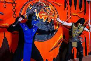 Фотография перформанса Mortal Kombat от компании Lord of Quests (Фото 1)